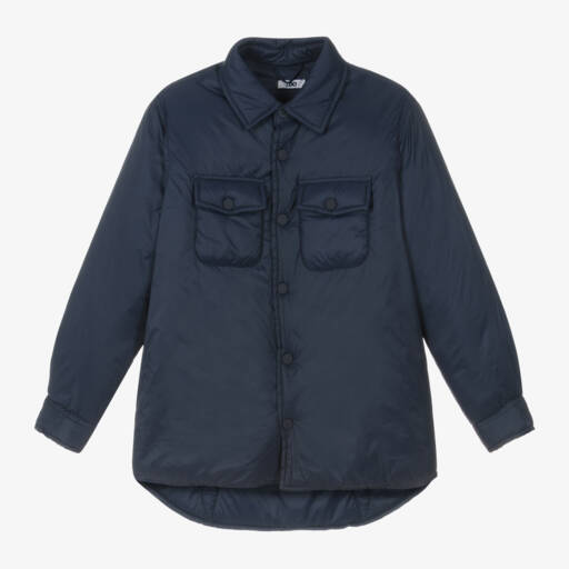 iDO Junior-Boys Midnight Silken Padded Jacket | Childrensalon Outlet
