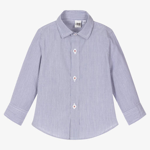 iDO Baby-Boys Striped Cotton Shirt | Childrensalon Outlet