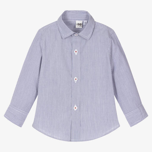 iDO Baby-Boys Striped Cotton Shirt | Childrensalon Outlet