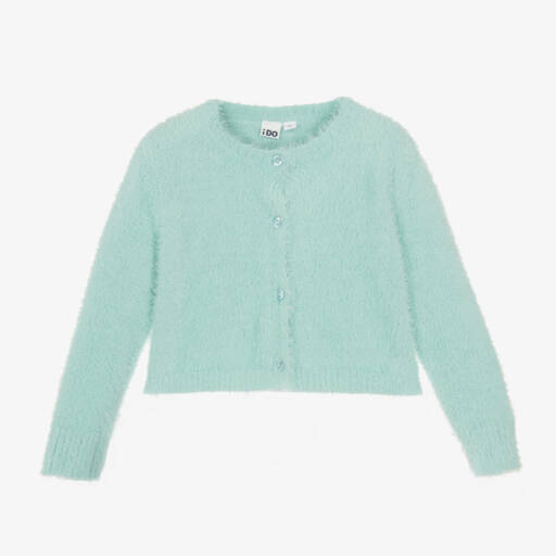 iDO Baby-Girls Aqua Shimmer Knit Cardigan | Childrensalon Outlet