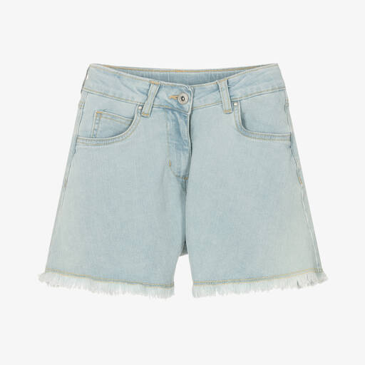 iDO Junior-Голубые джинсовые шорты для девочек | Childrensalon Outlet