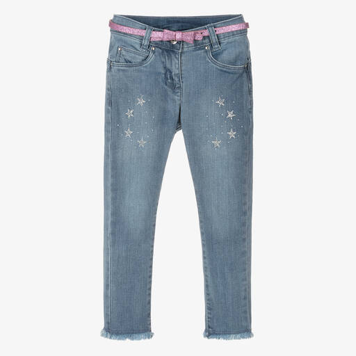 iDO Baby-Jean slim bleu en denim fille | Childrensalon Outlet