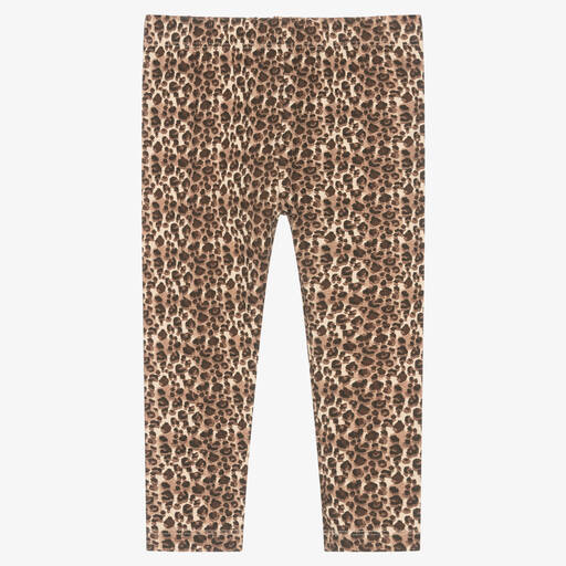 iDO Baby-Girls Cotton Leopard Print Leggings | Childrensalon Outlet