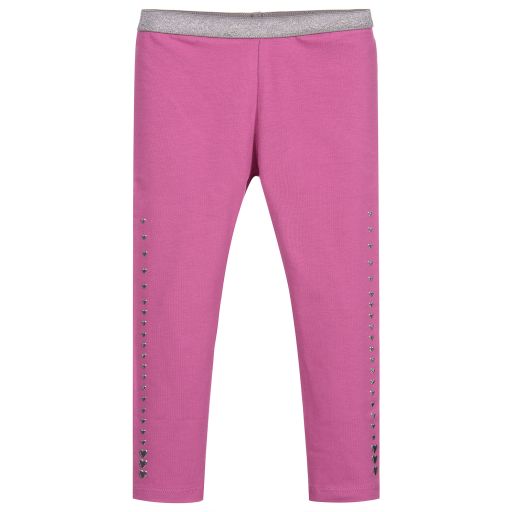 iDO Baby-Girls Dark Pink Leggings | Childrensalon Outlet