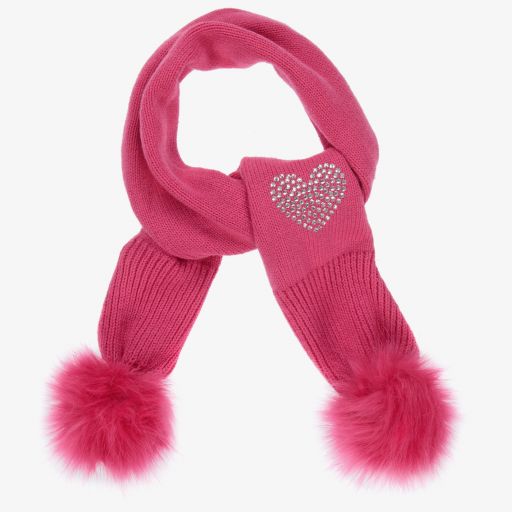 iDO Baby-Écharpe rose fuchsia Cœur Fille | Childrensalon Outlet