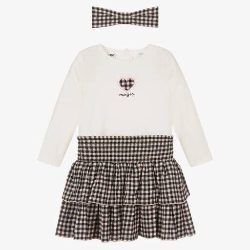 iDO Малыши-Кремово-розовый комплект с юбкой из хлопка | Childrensalon Outlet