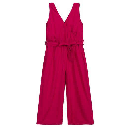 iDO Junior-Combi-pantalon rose en viscose Fille | Childrensalon Outlet