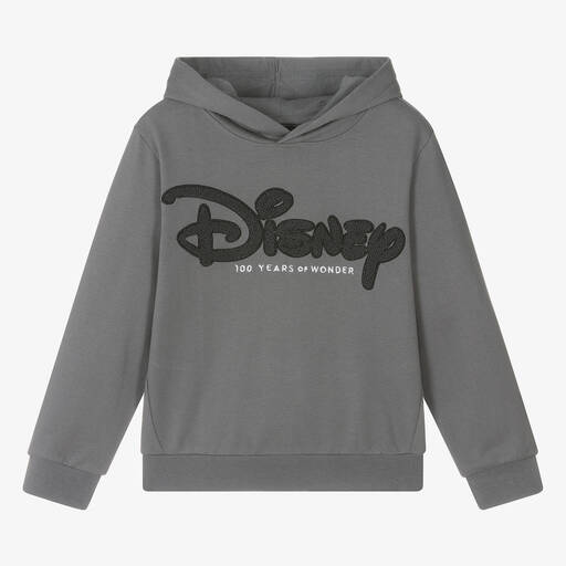 iDO Baby-Grauer Disney Baumwoll-Kapuzenpulli | Childrensalon Outlet