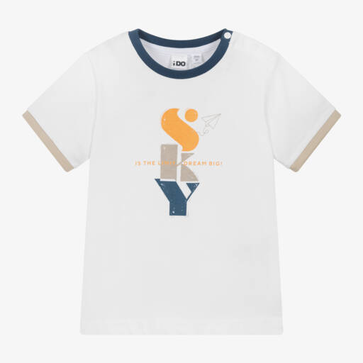 iDO Baby-Little Gentlemen's Crisp Cotton Tee | Childrensalon Outlet