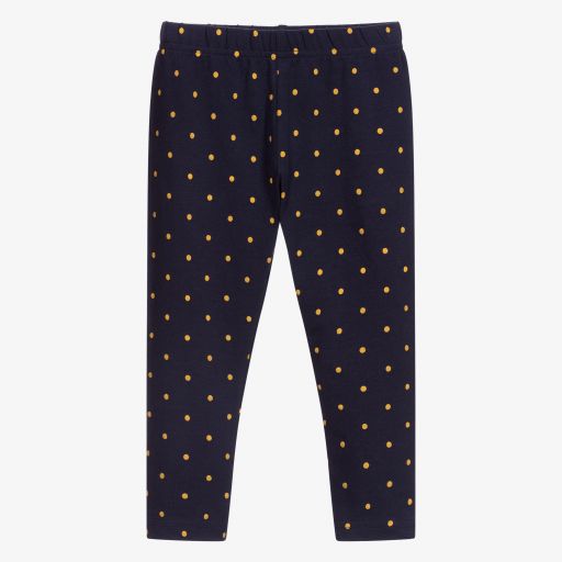 iDO Малыши-Синие легинсы в горошек | Childrensalon Outlet
