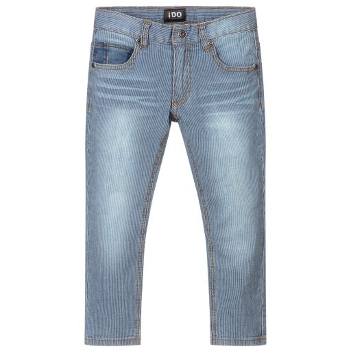iDO Baby-Slim Fit Blue Denim Jeans | Childrensalon Outlet