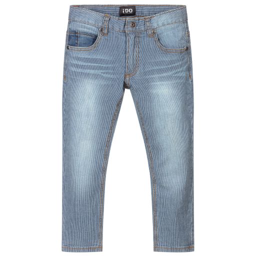iDO Baby-Slim Fit Blue Denim Jeans | Childrensalon Outlet
