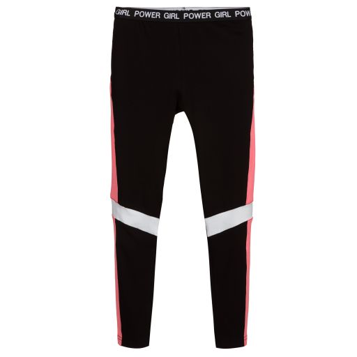 iDO Junior-Teen Black Sporty Leggings | Childrensalon Outlet