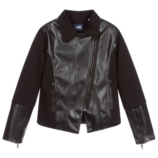 iDO Junior-Teen Faux Leather Jacket  | Childrensalon Outlet