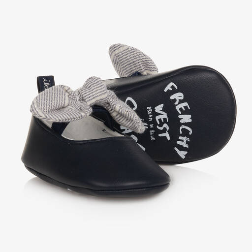 IKKS-Baby Girls Blue Pre-Walker Shoes | Childrensalon Outlet