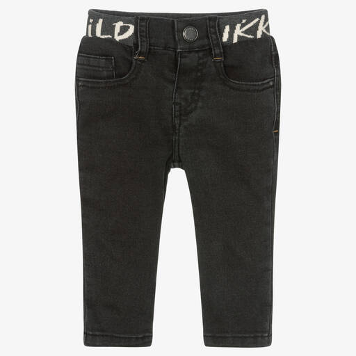 IKKS-Boys Black Denim Jeans | Childrensalon Outlet