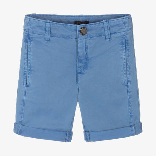 IKKS-Blaue Baumwollshorts für Jungen | Childrensalon Outlet