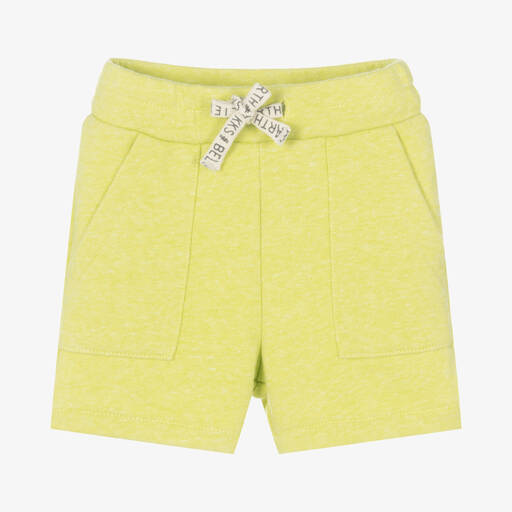 IKKS-Boys Green Jersey Shorts | Childrensalon Outlet