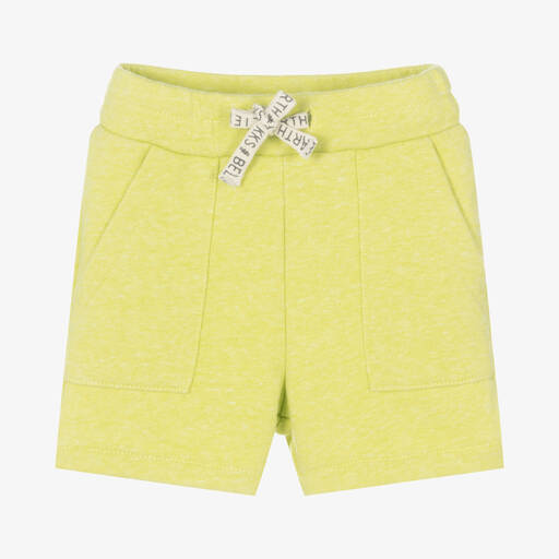 IKKS-Boys Green Jersey Shorts | Childrensalon Outlet