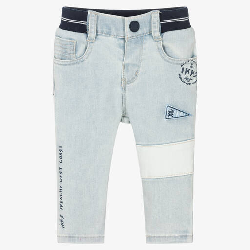 IKKS-Boys Light Blue Denim Jeans | Childrensalon Outlet