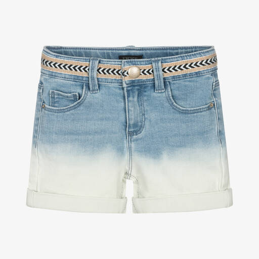 IKKS-Girls Blue Denim Shorts | Childrensalon Outlet