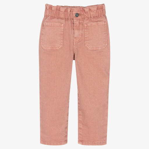 IKKS-Girls Rose Pink Denim Jeans | Childrensalon Outlet