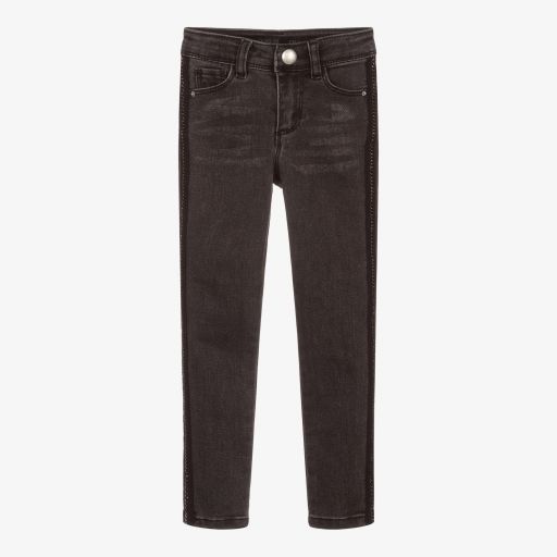 IKKS-Черные джинсы скинни для девочек | Childrensalon Outlet