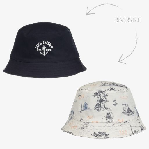 IKKS-Ivory Reversible Bucket Hat | Childrensalon Outlet