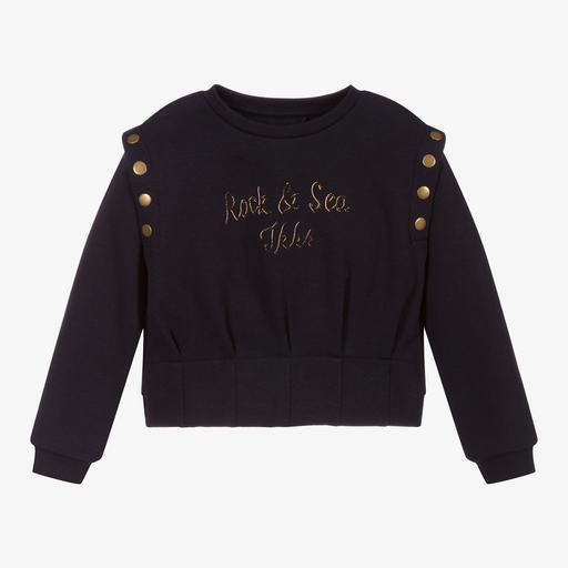 IKKS-Sweat-shirt court bleu marine | Childrensalon Outlet