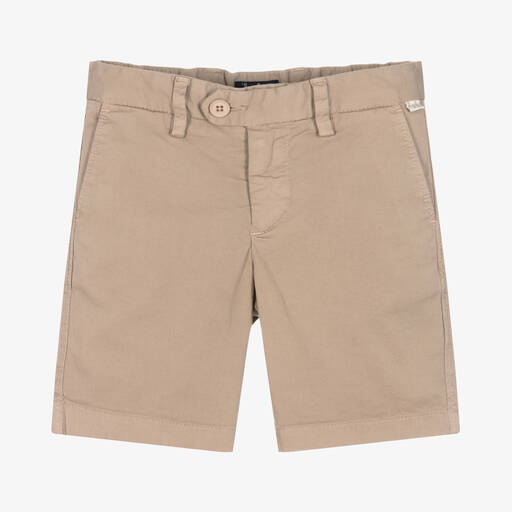 Il Gufo-Beige Baumwoll-Bermudas für Jungen | Childrensalon Outlet