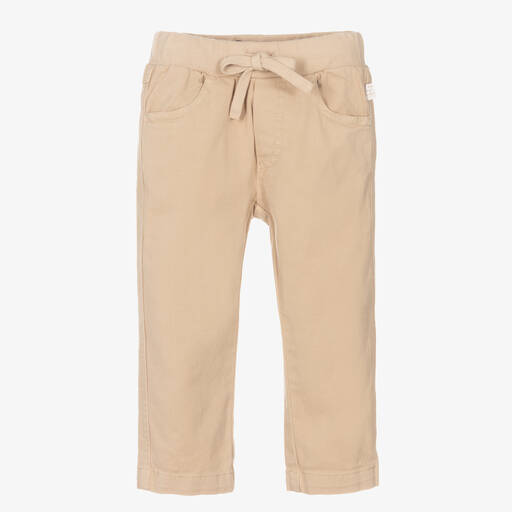 Il Gufo-Boys Beige Cotton Trousers | Childrensalon Outlet