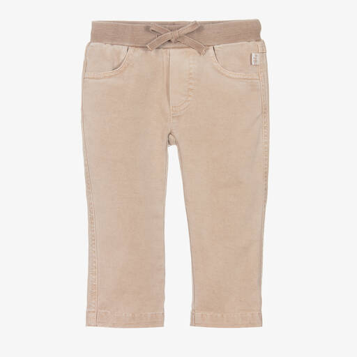 Il Gufo-Boys Beige Cotton Trousers | Childrensalon Outlet