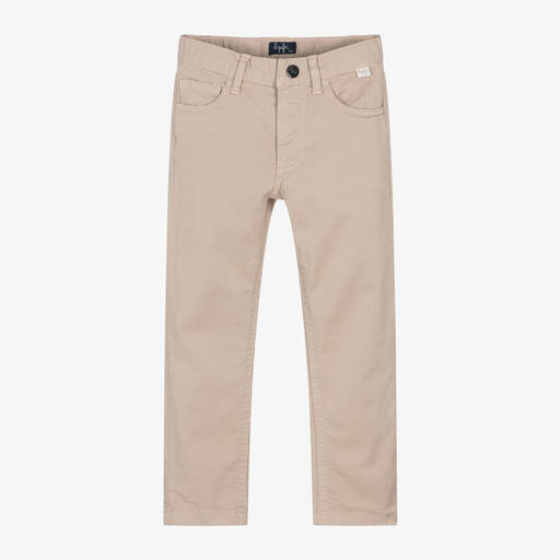 Il Gufo-Boys Beige Cotton Trousers | Childrensalon Outlet