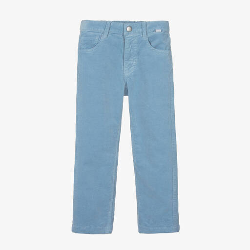 Il Gufo-Boys Blue Corduroy Trousers | Childrensalon Outlet
