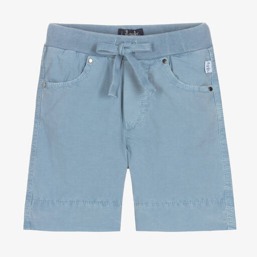 Il Gufo-Blaue Baumwollshorts für Jungen | Childrensalon Outlet