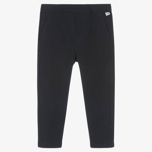 Il Gufo-Boys Blue Cotton Trousers | Childrensalon Outlet