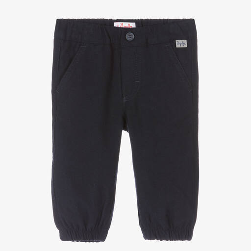 Il Gufo-Boys Blue Cuffed Trousers | Childrensalon Outlet