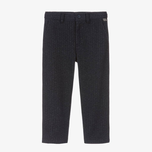 Il Gufo-Синие брюки в тонкую полоску | Childrensalon Outlet