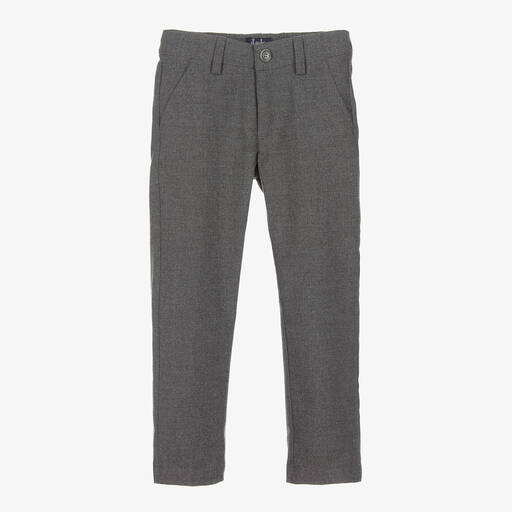 Il Gufo-Boys Dark Grey Smart Trousers | Childrensalon Outlet