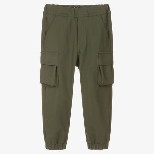 Il Gufo-Зеленые брюки карго для мальчиков | Childrensalon Outlet