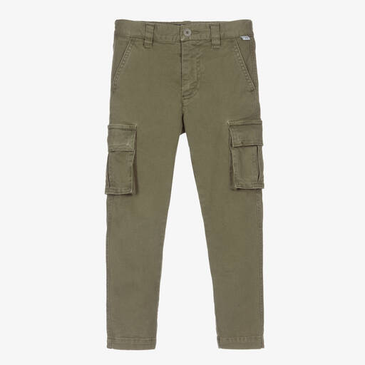 Il Gufo-Pantalon cargo vert garçon | Childrensalon Outlet