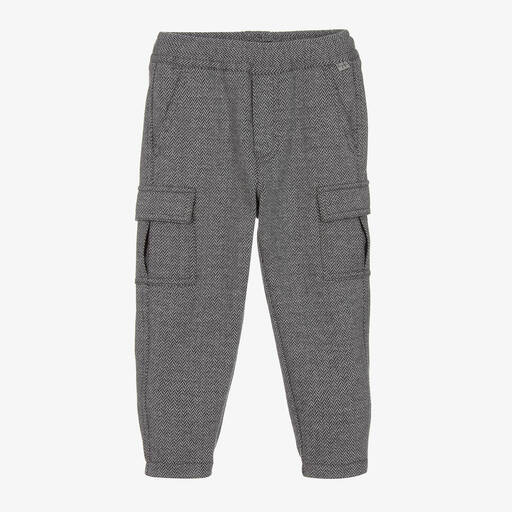 Il Gufo-Boys Grey Cotton Cargo Trousers | Childrensalon Outlet
