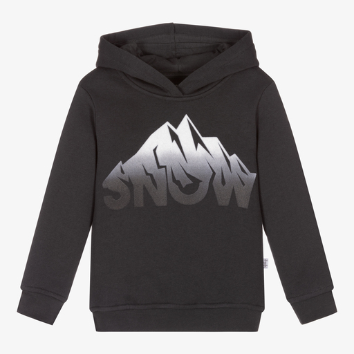 Il Gufo-Boys Grey Cotton Hoodie | Childrensalon Outlet