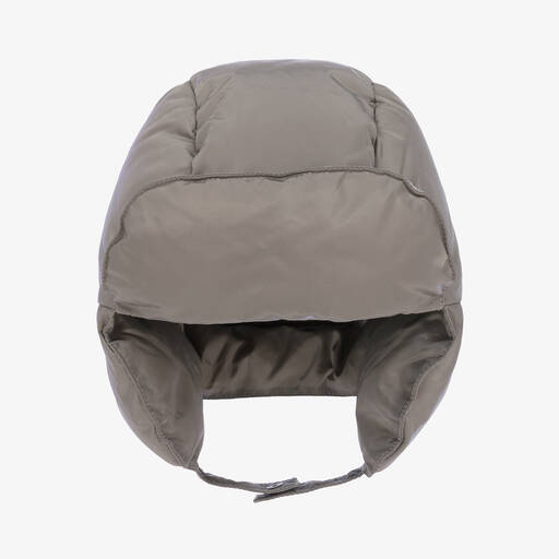 Il Gufo-Boys Grey Down Padded Trapper Hat | Childrensalon Outlet