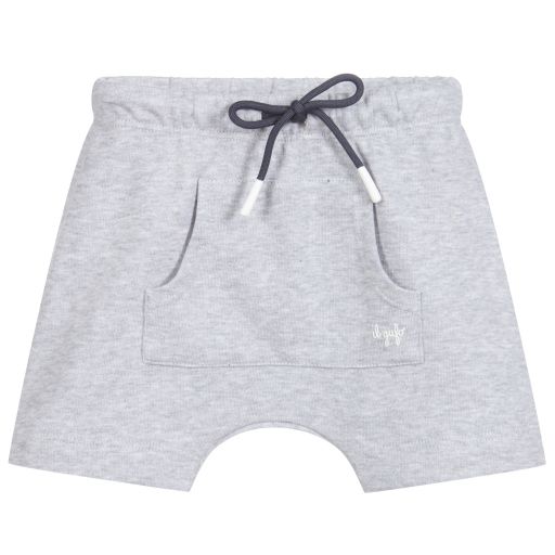 Il Gufo-Boys Grey Jersey Shorts | Childrensalon Outlet