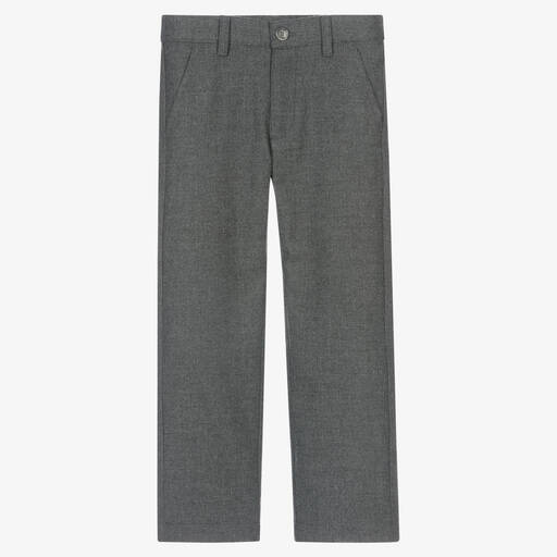 Il Gufo-Boys Grey Trousers | Childrensalon Outlet
