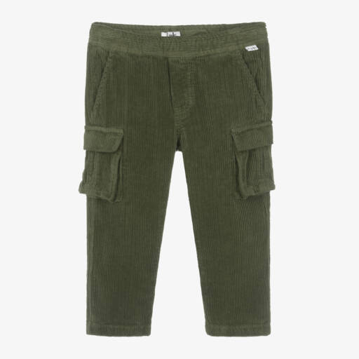 Il Gufo-Boys Khaki Cargo Cord Trousers | Childrensalon Outlet