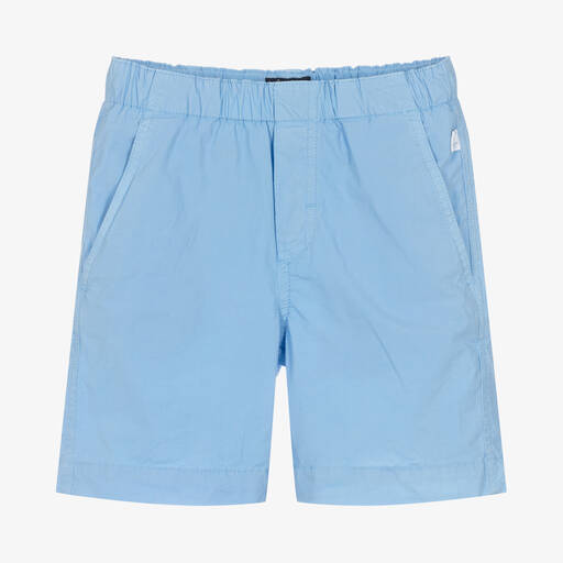 Il Gufo-Boys Light Blue Cotton Shorts | Childrensalon Outlet