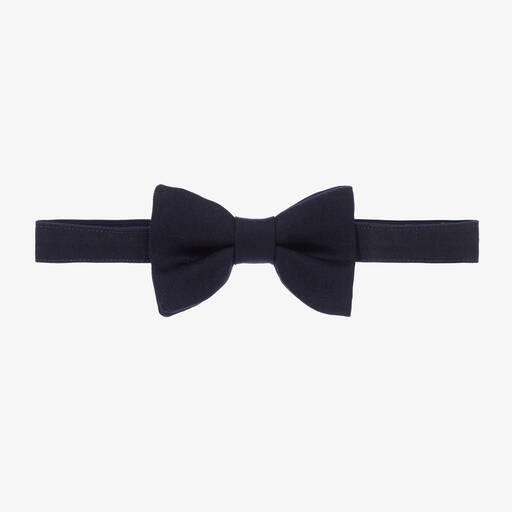 Il Gufo-ربطة عنق قطن بوبلين لون كحلي للأولاد | Childrensalon Outlet