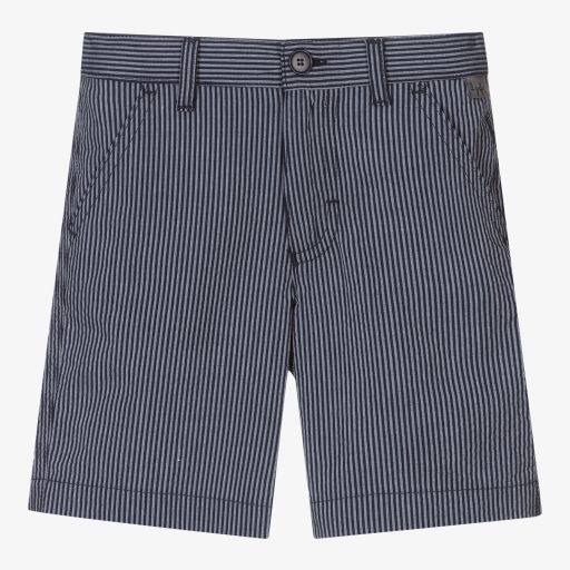 Il Gufo-Navyblaue, gestreifte Shorts (J) | Childrensalon Outlet